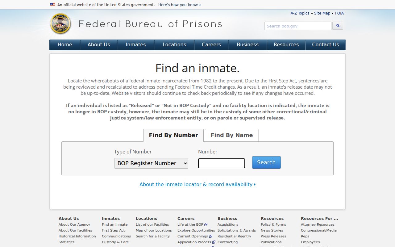 Hot Spring County sex offender check federal custody locator